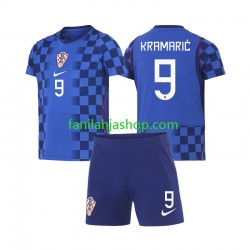 Kroatia Pelipaidat Andrej Kramaric 9 World Cup Vieraspelipaita 2026 Lyhythihainen ,Lapset