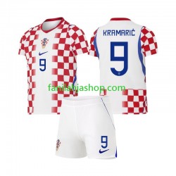 Kroatia Pelipaidat Andrej Kramaric 9 World Cup Kotipelipaita 2026 Lyhythihainen ,Lapset