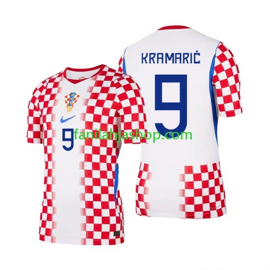 Kroatia Pelipaidat Andrej Kramaric 9 World Cup Kotipelipaita 2026 Lyhythihainen ,Miehet