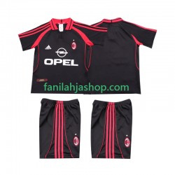 AC Milan Pelipaidat 2000 2001 Retro Kolmaspelipaita Lyhythihainen ,Lapset