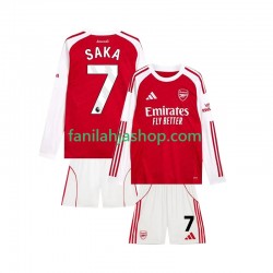 Arsenal Pelipaidat Bukayo Saka 7 Kotipelipaita 2025-2026 Pitkähihainen ,Lapset