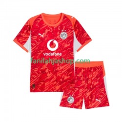 Borussia Dortmund Pelipaidat Maalivahdin Vieraspelipaita 2025-2026 Lyhythihainen ,Lapset