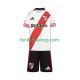 CA River Plate Pelipaidat Kotipelipaita 2025-2026 Lyhythihainen ,Lapset