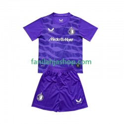 Feyenoord Rotterdam Pelipaidat Maalivahdin Kolmaspelipaita 2025-2026 Lyhythihainen ,Lapset