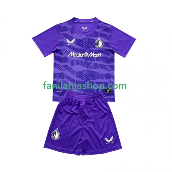 Feyenoord Rotterdam Pelipaidat Maalivahdin Kolmaspelipaita 2025-2026 Lyhythihainen ,Lapset