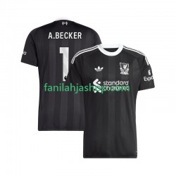 Liverpool Pelipaidat Alisson Becker 1 Maalivahdin Neljäspelipaita 2025-2026 Lyhythihainen ,Miehet