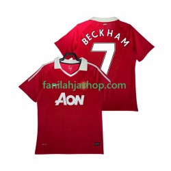 Manchester United Pelipaidat BECKHAM 7 Retro Kotipelipaita 2011 2010 Lyhythihainen ,Miehet