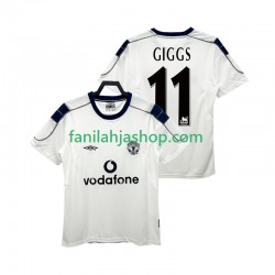 Manchester United Pelipaidat GIGGS 11 2000 2001 Retro Vieraspelipaita Lyhythihainen ,Miehet