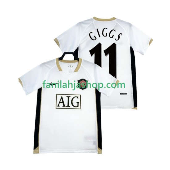 Manchester United Pelipaidat GIGGS 11 Retro Vieraspelipaita 2006-2007 Lyhythihainen ,Miehet