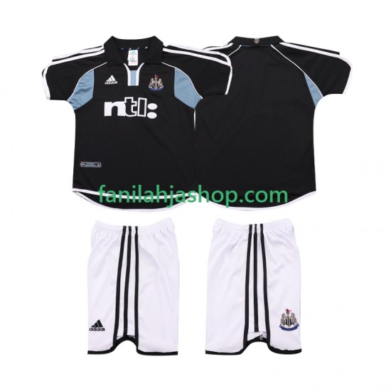 Newcastle United Pelipaidat 2000 2001 Retro Vieraspelipaita Lyhythihainen ,Lapset