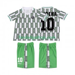 Nigeria Pelipaidat OKOCHA 10 Retro Vieraspelipaita 1994 Lyhythihainen ,Lapset