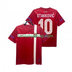 Serbia Pelipaidat STAKKOVIC 10 Retro Kotipelipaita 2010 Lyhythihainen ,Miehet