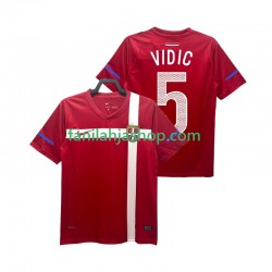 Serbia Pelipaidat VIDIC 5 Retro Kotipelipaita 2010 Lyhythihainen ,Miehet
