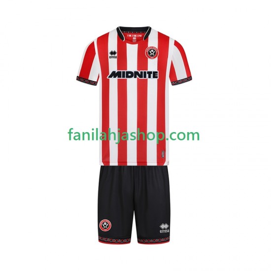 Sheffield United Pelipaidat Kotipelipaita 2025-2026 Lyhythihainen ,Lapset