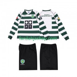 Sporting CP Pelipaidat 2001 2003 Retro Kotipelipaita Pitkähihainen ,Lapset