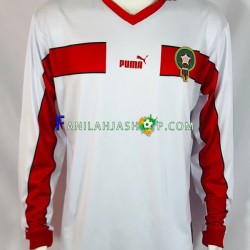 Marokko Pelipaidat Retro Vieraspelipaita 1998 Pitkähihainen ,Miehet