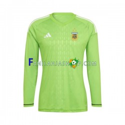 Argentiina Pelipaidat Maalivahdin Kotipelipaita World Cup 2022 Pitkähihainen ,Miehet