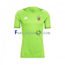 Argentiina Pelipaidat Maalivahdin Kotipelipaita World Cup 2022 Lyhythihainen ,Miehet