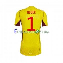 Saksa Pelipaidat Manuel Neuer 1 Maalivahdin Vieraspelipaita World Cup 2022 Lyhythihainen ,Miehet