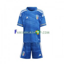 Italia Pelipaidat Kotipelipaita 2023 Lyhythihainen ,Lapset