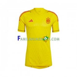 Espanja Pelipaidat Maalivahdin Vieraspelipaita 2022-2023 Lyhythihainen ,Miehet
