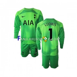 Tottenham Hotspur Pelipaidat Hugo Lloris 1 Maalivahdin Vieraspelipaita 2022-2023 Pitkähihainen ,Lapset