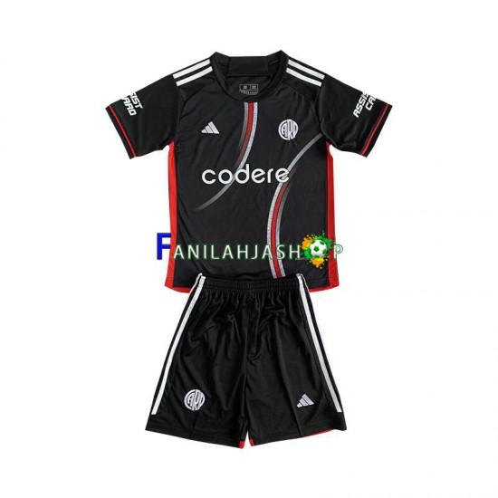 CA River Plate Pelipaidat Kolmaspelipaita 2024-2025 Lyhythihainen ,Lapset