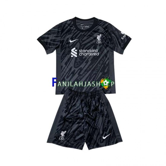 Liverpool Pelipaidat Maalivahdin Kotipelipaita 2024-2025 Lyhythihainen ,Lapset