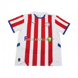 Paraguay Pelipaidat Kotipelipaita 2024 Lyhythihainen ,Miehet