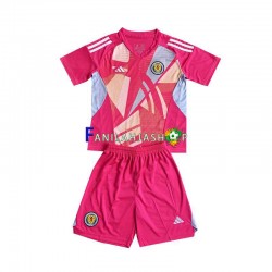 Skotlanti Pelipaidat Euro Maalivahdin Kolmaspelipaita 2024 Lyhythihainen ,Lapset