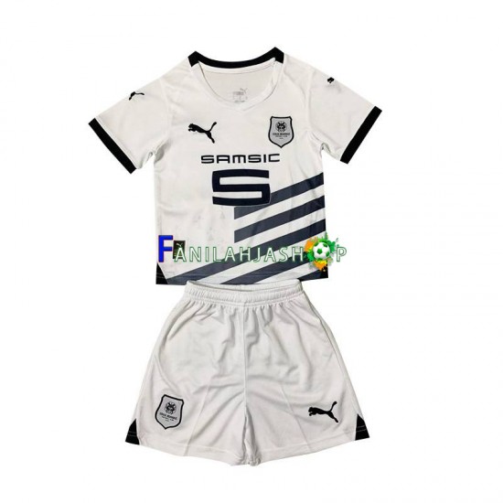 Stade Rennais Pelipaidat Vieraspelipaita 2023-2024 Lyhythihainen ,Lapset