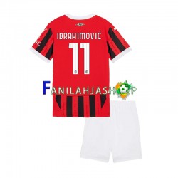 AC Milan Pelipaidat ibrahimovic 11 Kotipelipaita 2024-2025 Lyhythihainen ,Lapset