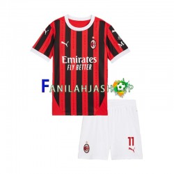 AC Milan Pelipaidat ibrahimovic 11 Kotipelipaita 2024-2025 Lyhythihainen ,Lapset