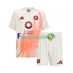 AS Roma Pelipaidat Vieraspelipaita 2024-2025 Lyhythihainen ,Lapset