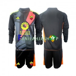 AS Roma Pelipaidat Maalivahdin Kotipelipaita 2024-2025 Pitkähihainen ,Lapset