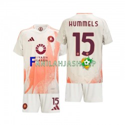 AS Roma Pelipaidat Mats Hummels 15 Vieraspelipaita 2024-2025 Lyhythihainen ,Lapset