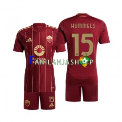 AS Roma Pelipaidat Mats Hummels 15 Kotipelipaita 2024-2025 Lyhythihainen ,Lapset