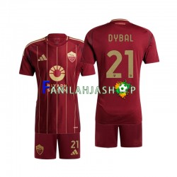 AS Roma Pelipaidat Paulo Dybala 21 Kotipelipaita 2024-2025 Lyhythihainen ,Lapset