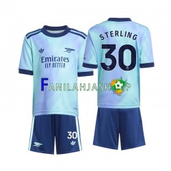 Arsenal Pelipaidat Sterling 30 Kolmaspelipaita 2024-2025 Lyhythihainen ,Lapset