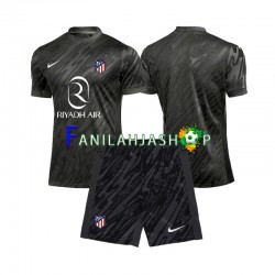 Atlético Madrid Pelipaidat Maalivahdin Kotipelipaita 2024-2025 Lyhythihainen ,Lapset