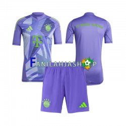 FC Bayern München Pelipaidat Maalivahdin Vieraspelipaita 2024-2025 Lyhythihainen ,Lapset