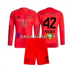 FC Bayern München Pelipaidat Jamal Musiala 42 Kotipelipaita 2024-2025 Pitkähihainen ,Lapset
