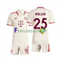 FC Bayern München Pelipaidat Muller 25 Kolmaspelipaita 2024-2025 Lyhythihainen ,Lapset