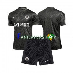 Chelsea Pelipaidat Maalivahdin Vieraspelipaita 2024-2025 Lyhythihainen ,Lapset