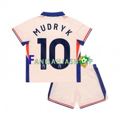 Chelsea Pelipaidat Mychajlo Mudryk 10 Vieraspelipaita 2024-2025 Lyhythihainen ,Lapset