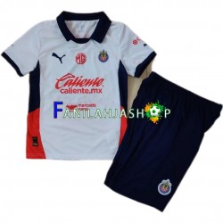 Pelipaidat Deportivo Guadalajara Vieraspelipaita 2024-2025 Lyhythihainen ,Lapset