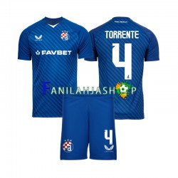 Dinamo Zagreb Pelipaidat Torrente 4 Kotipelipaita 2024-2025 Lyhythihainen ,Lapset