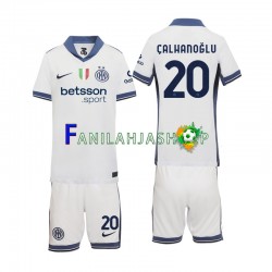 Inter Milan Pelipaidat Hakan Calhanoglu 20 Vieraspelipaita 2024-2025 Lyhythihainen ,Lapset
