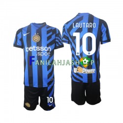 Inter Milan Pelipaidat Lautaro 10 Kotipelipaita 2024-2025 Lyhythihainen ,Lapset