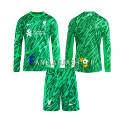 Liverpool Pelipaidat Maalivahdin Vieraspelipaita 2024-2025 Pitkähihainen ,Lapset